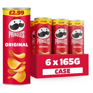 Pringles Original Sharing Crisps 6 X 165g Pmp £2.99
